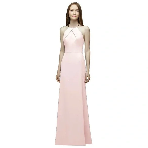 lela rose pink dress Pleated Jacquard Knit Dress by Lela Rose at THE MILE